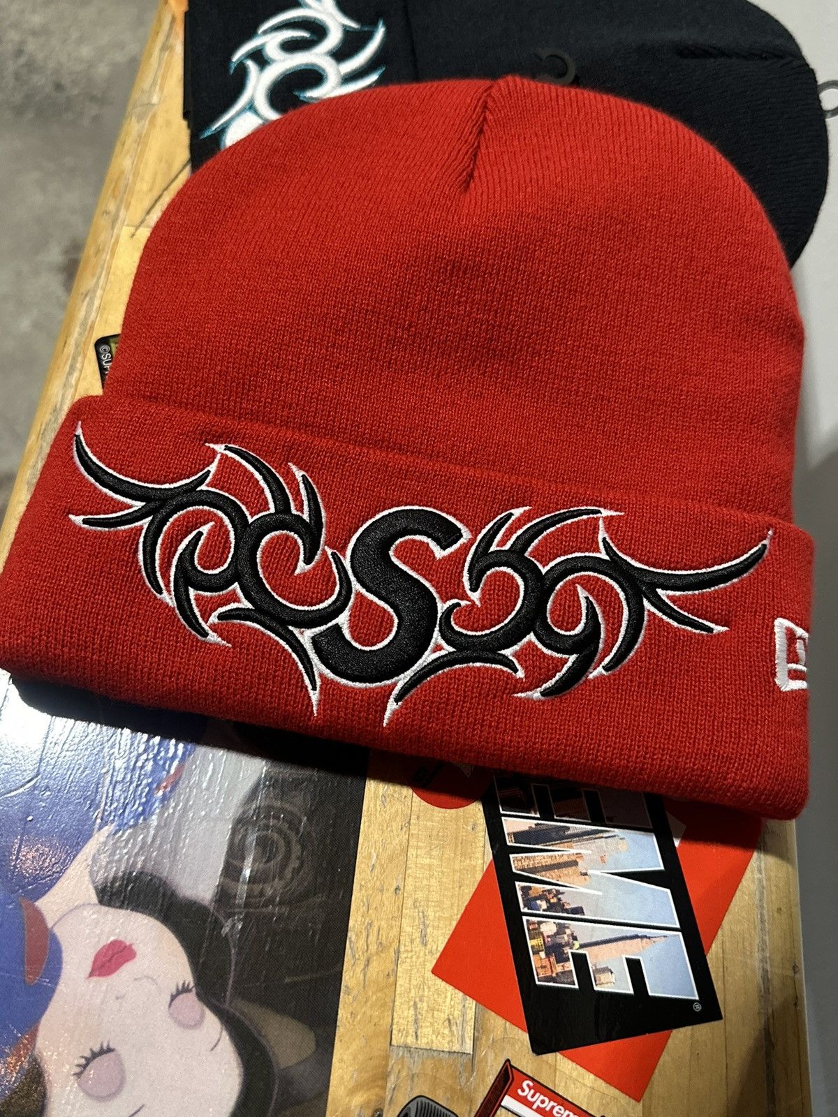 Supreme (Red) Supreme Tribal Beanie Size ONE SIZE - 2 Thumbnail