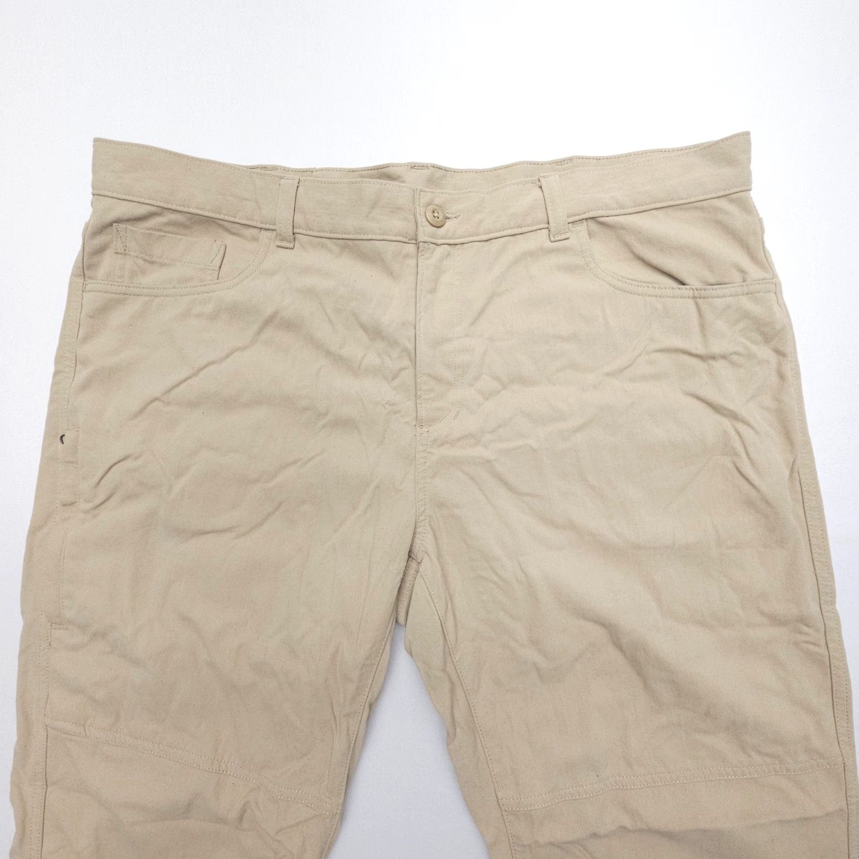 Eddie Bauer Eddie Bauer Travex Pants Mens 40 x 32 Khaki Canvas Workwear Chino Size US 40 / EU 56 - 3 Thumbnail