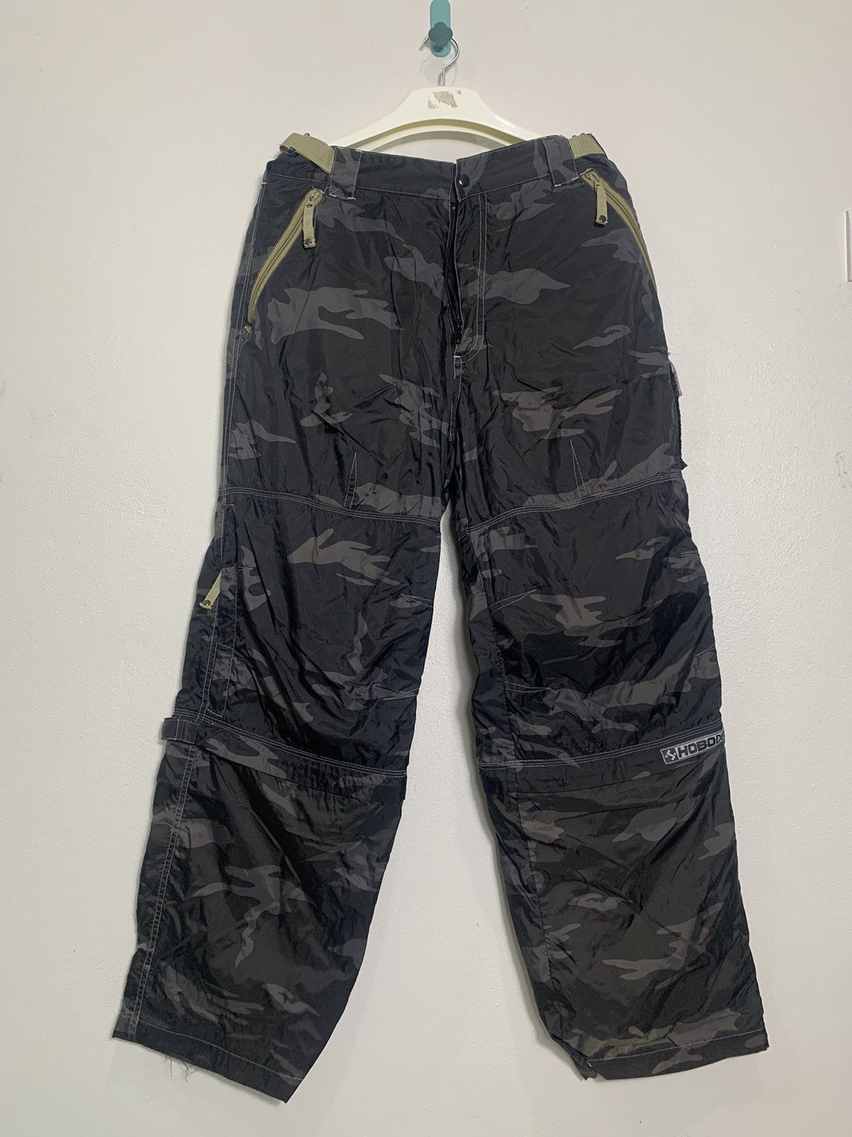 Hobo RARE!!!HOBO MULTIPOCKET NYLON BAGGY PANTS Size US 34 / EU 50 - 1 Thumbnail
