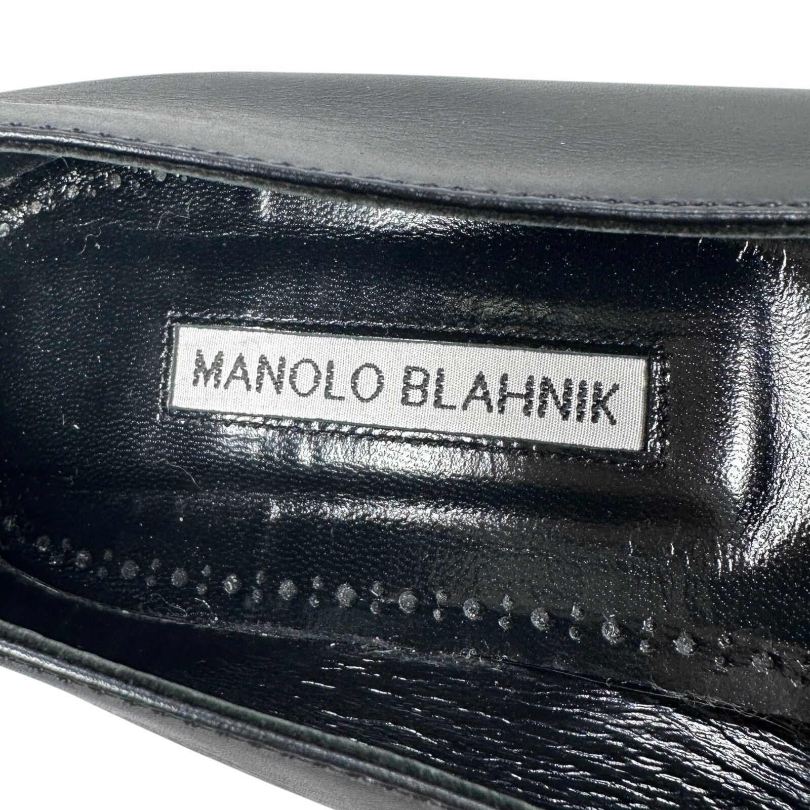 Manolo Blahnik Manolo Blahnik Loafers Women’s 39.5 Black Leather US 9.5 Size US 9.5 / IT 39.5 - 7 Thumbnail