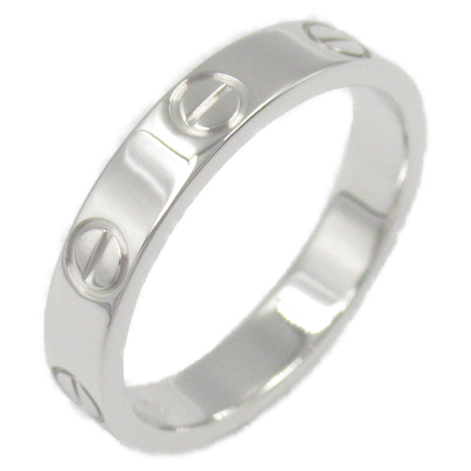 Cartier Cartier Mini Love Ring K18Wg (White Gold) Silver Size ONE SIZE - 1 Thumbnail