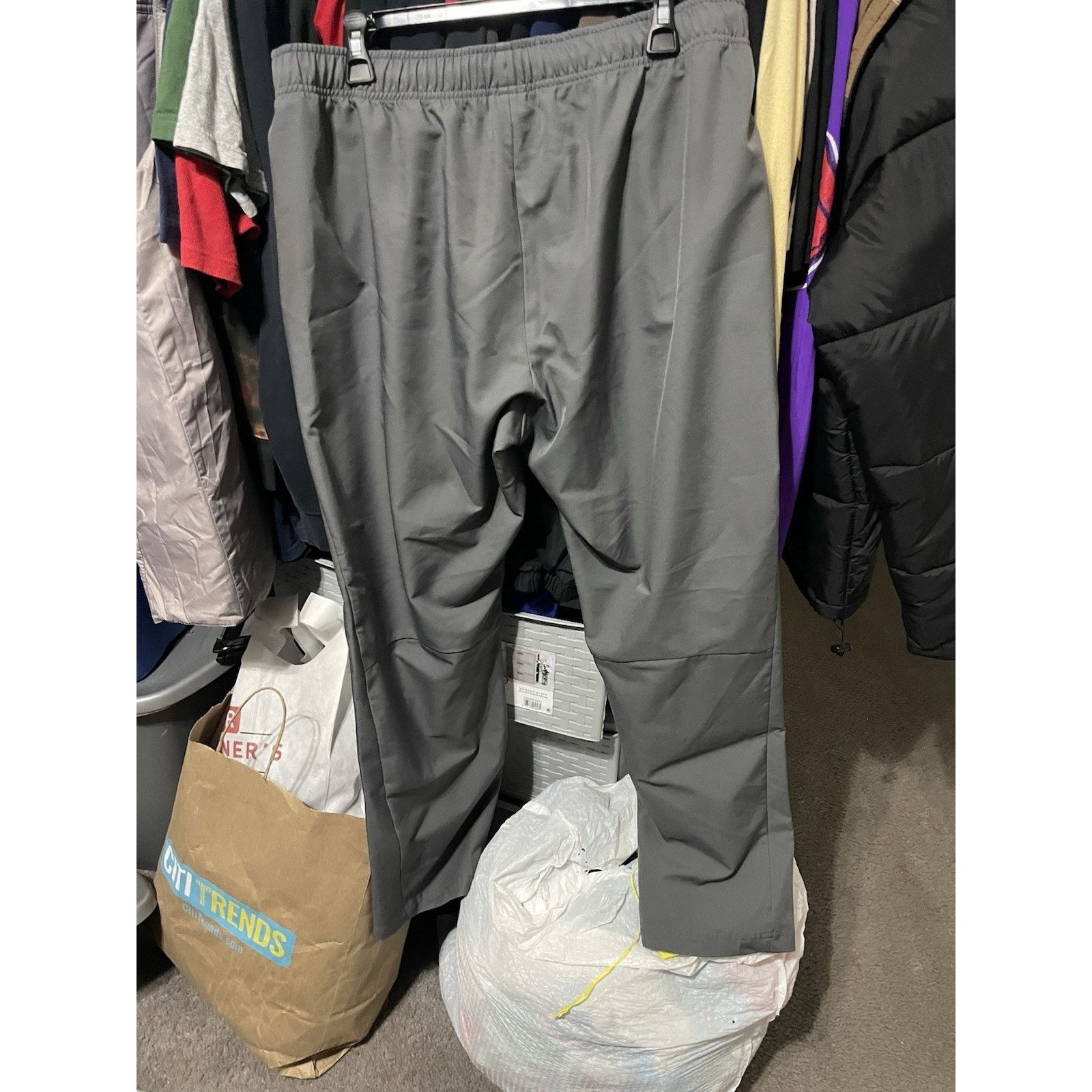 Nike Size XL - Nike Dri-FIT Windbreaker Running Pants Gray Size US 40 / EU 56 - 2 Thumbnail