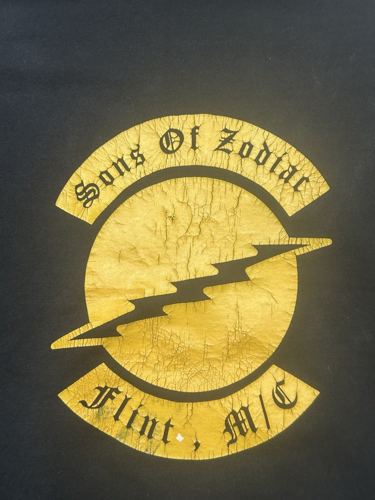 Vintage hoodie sons of zodiac M/C flint Michigan motorcycle biker XL Size US XL / EU 56 / 4 - 2 Thumbnail