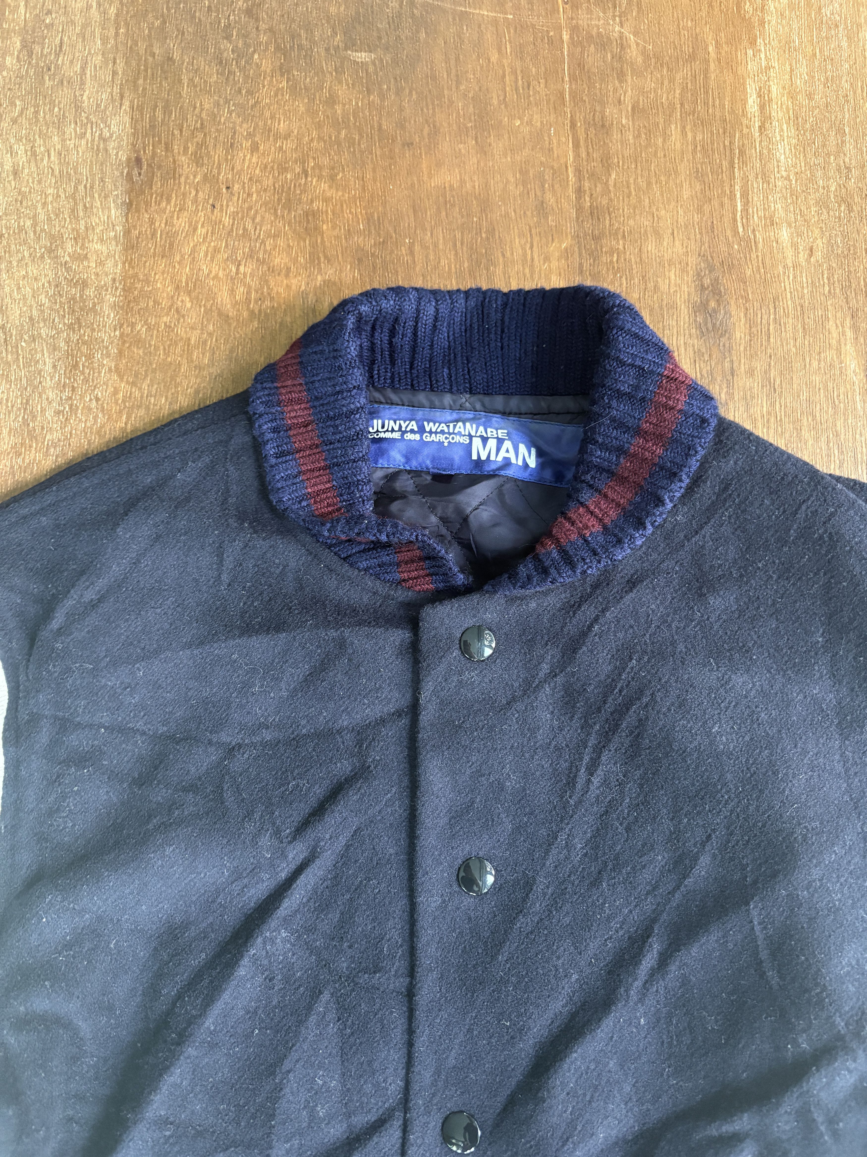 Junya Watanabe Junya Watanabe CDG Man Varsity Jacket 2002 Size US L / EU 52-54 / 3 - 2 Thumbnail