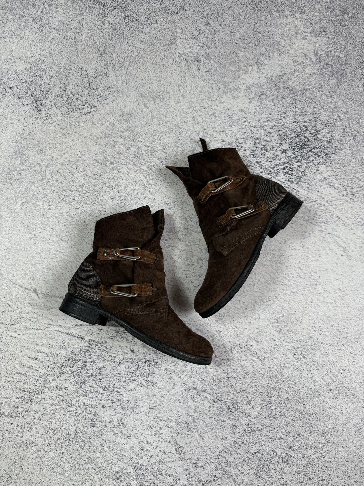 A.S.98 🔥A.S.98 Airsteps Style Ankle Vintage Western Boots Japanese Size US 7 / IT 37 - 1 Thumbnail