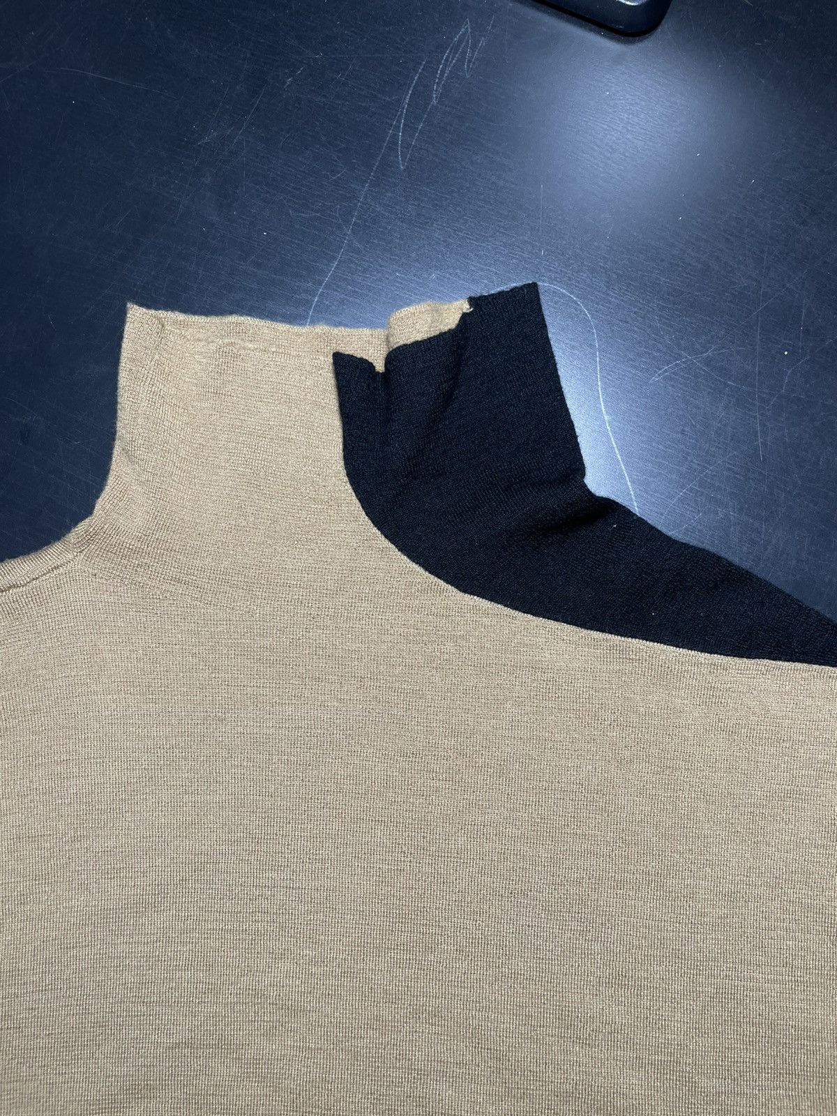 Hermes Hermès high-neck color-blocked knit sweater Size US M / EU 48-50 / 2 - 3 Thumbnail