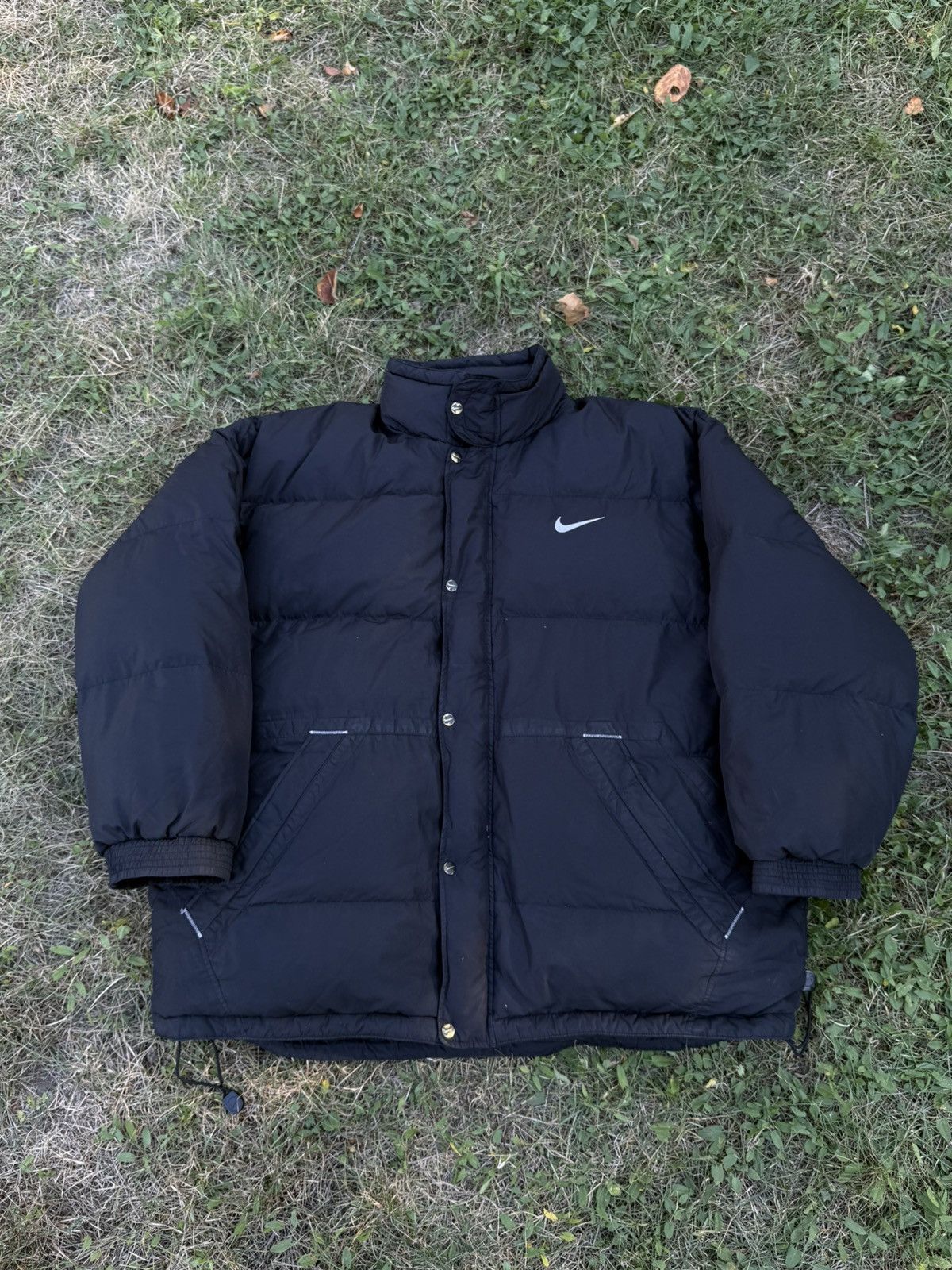 Nike Vintage y2k Nike Big swoosh 90s down jacket Size US XXL / EU 58 / 5 - 1 Thumbnail