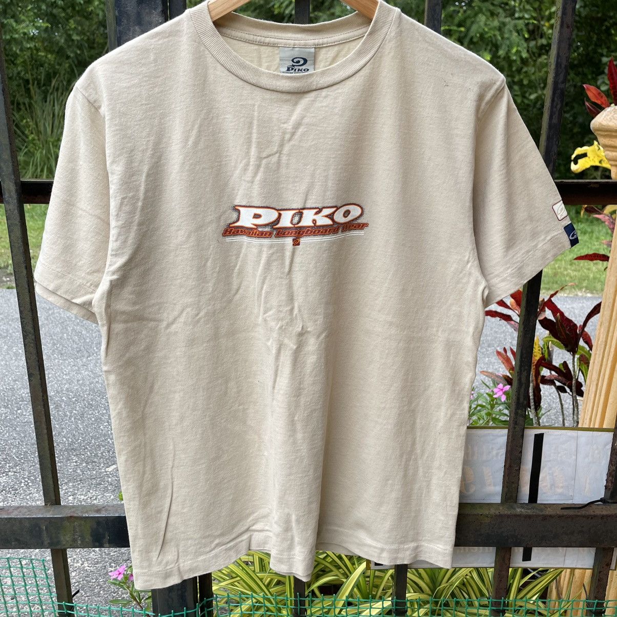Vintage 🔥Vintage 90s Piko Hawaiian Longboard Surf Wear Tee Size US M / EU 48-50 / 2 - 5 Thumbnail