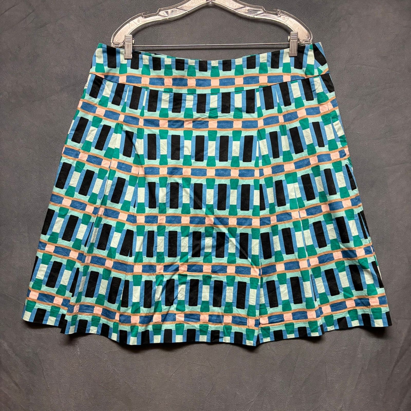 Ann Taylor Ann Taylor Plus Size 16 Geometric Skirt Midlength Knee Prep Size 38" / US 16 / IT 52 - 1 Thumbnail