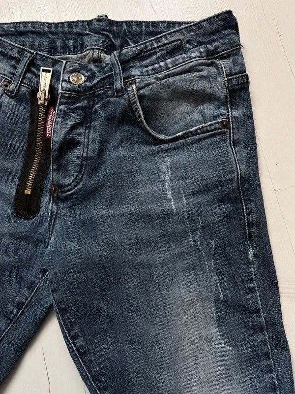 Dsquared2 Dsquared 2 Designer Jeans Denim Distressed Ripped Sz W 29 Size 30" / US 8 / IT 44 - 3 Thumbnail