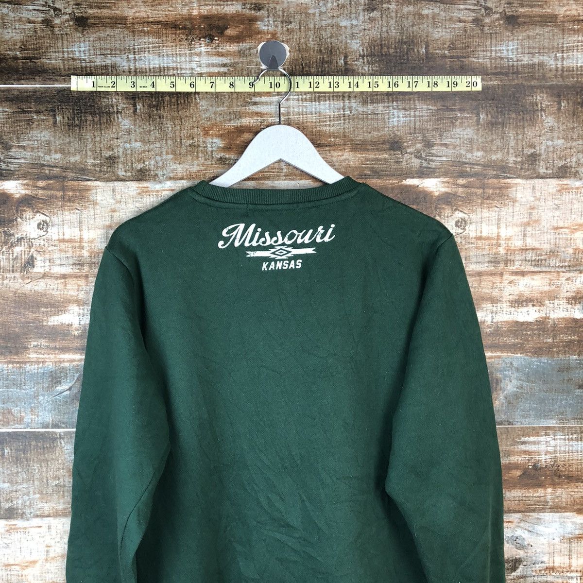 Japanese Brand Missouri Green vintage Sweatshirt #A2017 Size US S / EU 44-46 / 1 - 13 Thumbnail