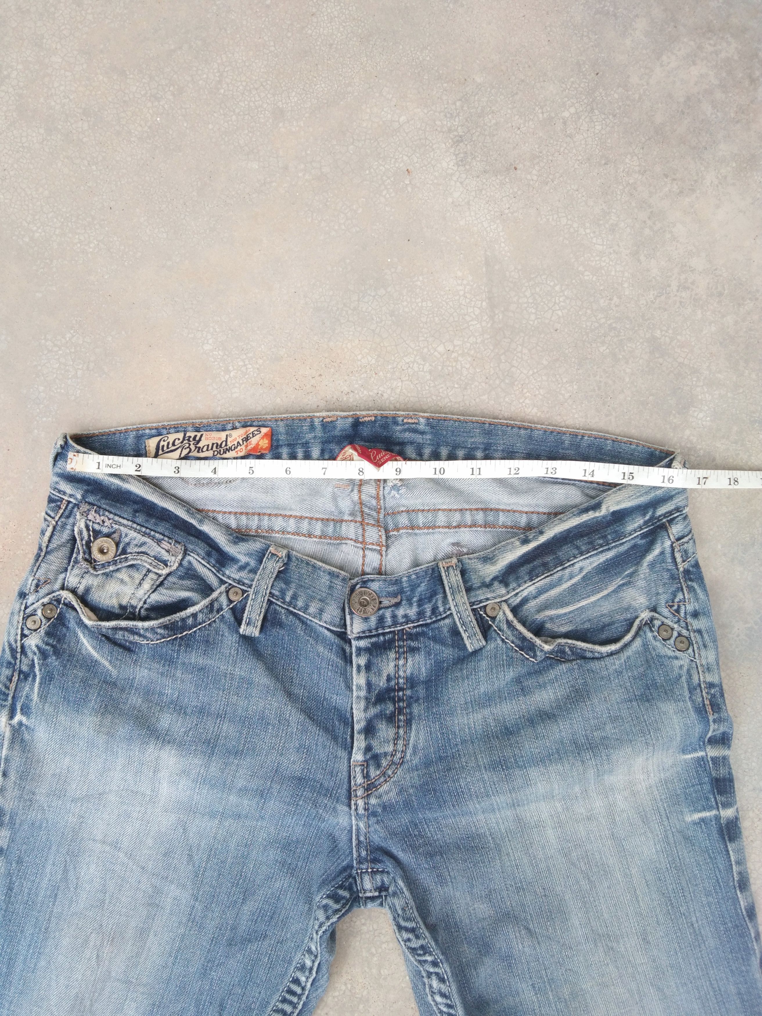 Japanese Brand × Jean Vintage Flared Jeans 32x32 Size US 32 / EU 48 - 5 Thumbnail