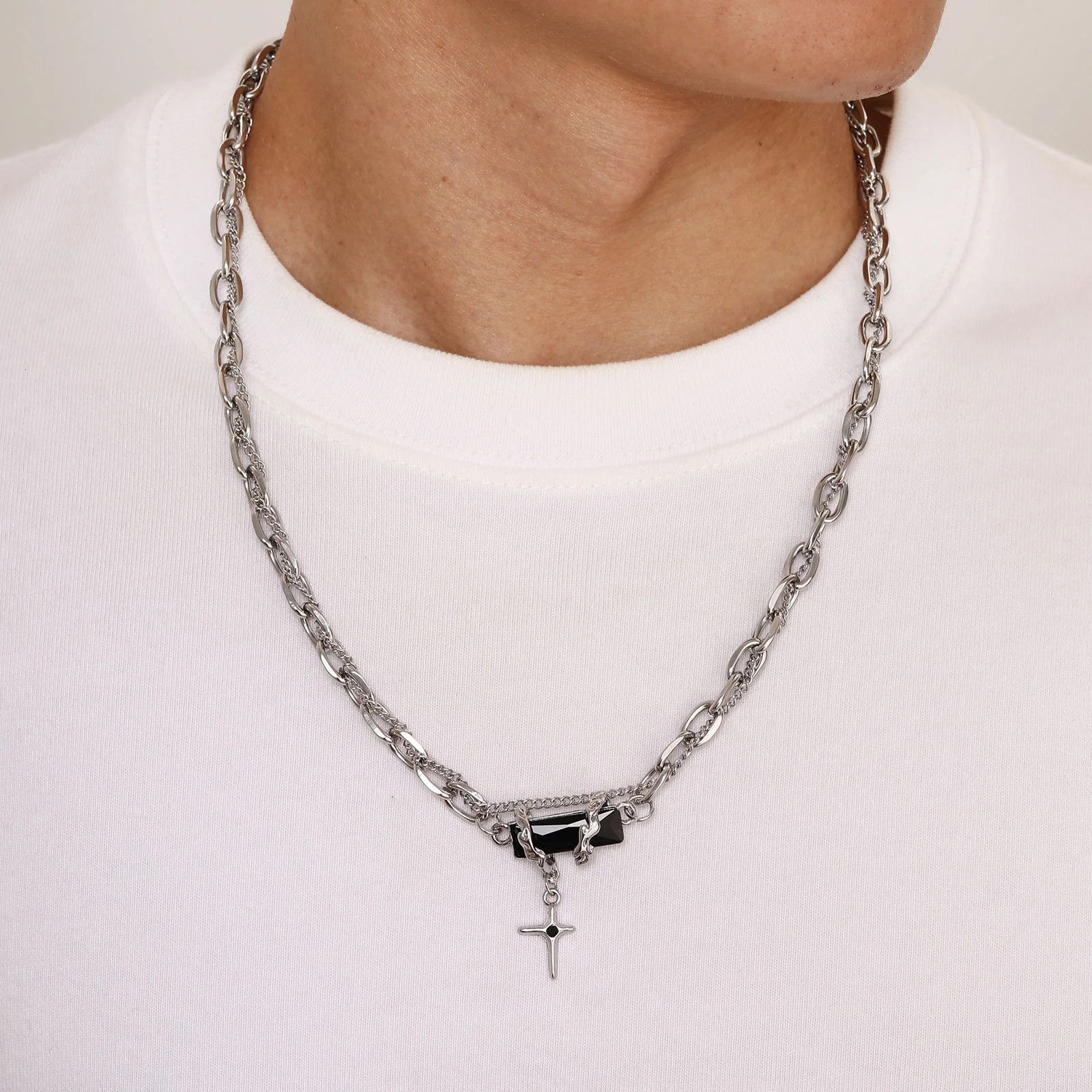 Jewelry × Vintage Gothic Cross Necklace Size ONE SIZE - 2 Thumbnail