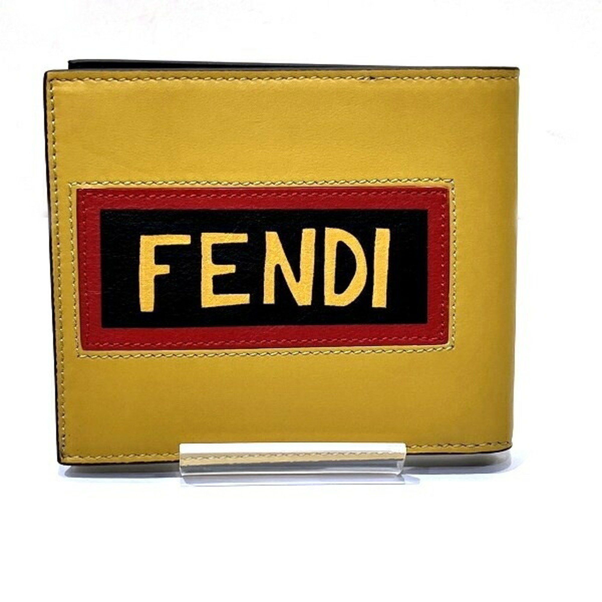 FENDI 7M0169 Billfold Bi-fold Wallet for Men and Women