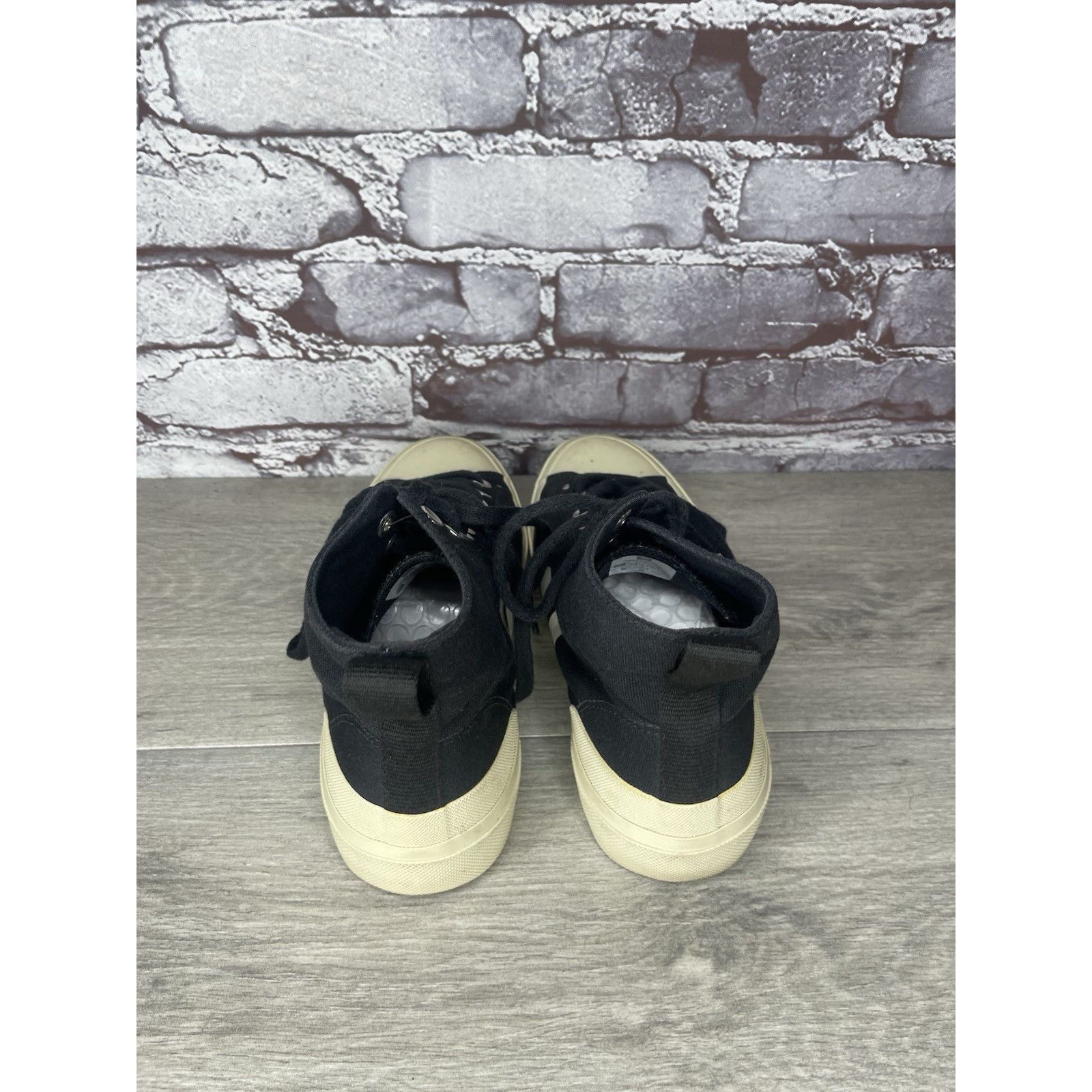 Veja Veja Wata II Canvas Hi-Top Black White Pierre Sneakers Women Size US 7 / IT 37 - 5 Thumbnail