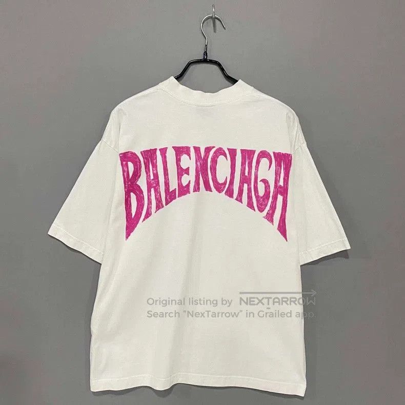 Other Balenciaga Paris Eiffel Tower Logo Short Sleeve T-Shirt Size US XS / EU 42 / 0 - 4 Thumbnail