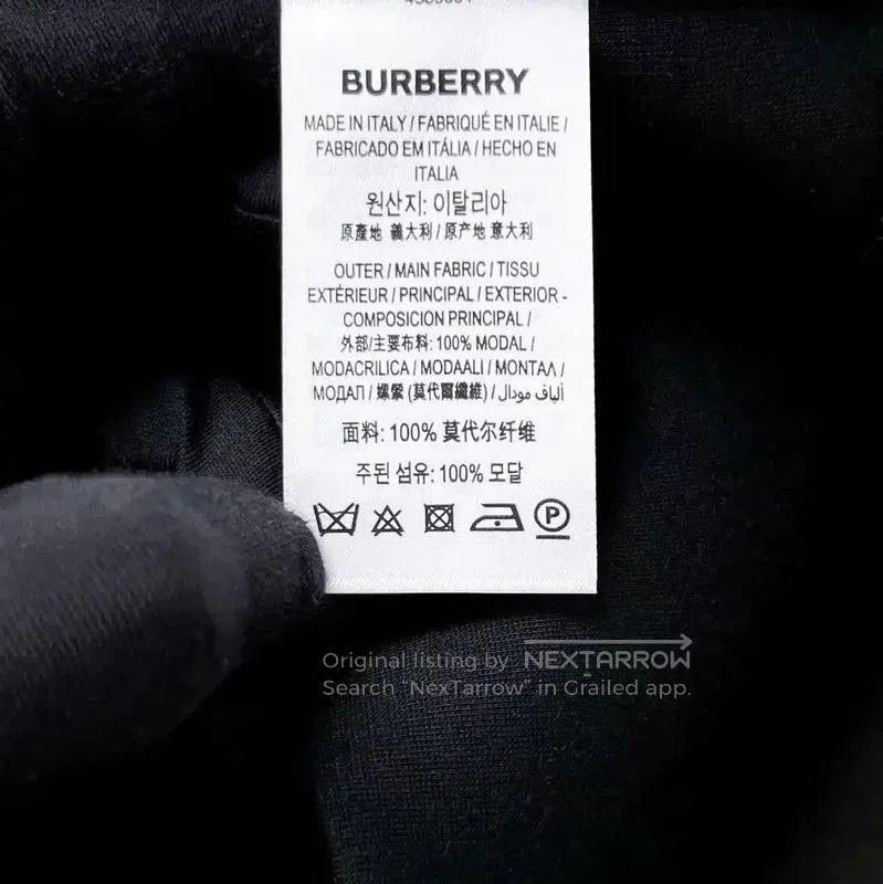 Burberry Burberry Black Logo Hoodie for Men. Size US S / EU 44-46 / 1 - 5 Thumbnail