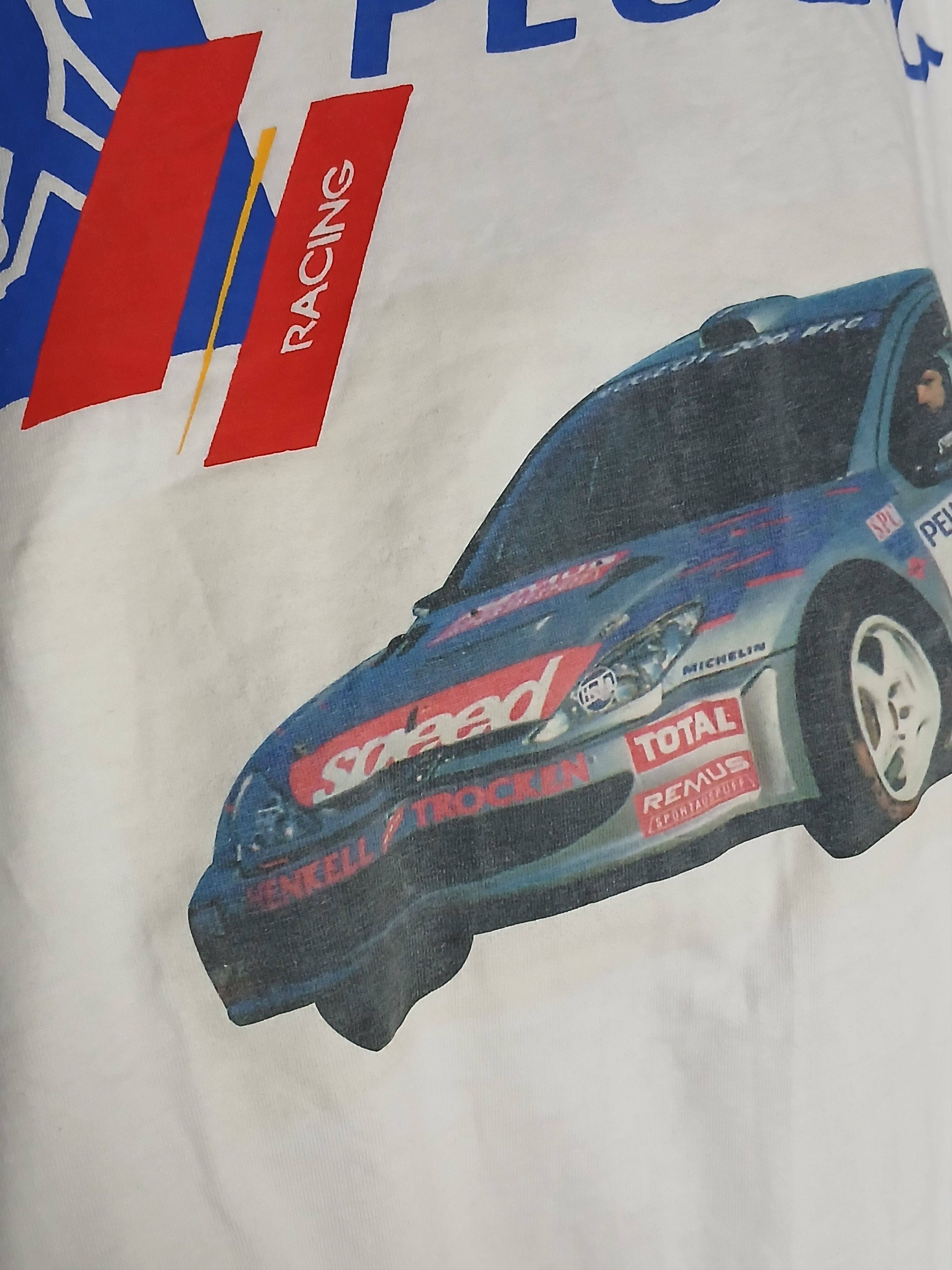 Vintage Vintage Peugeot Rally Racing T-Shirt Size US L / EU 52-54 / 3 - 4 Thumbnail