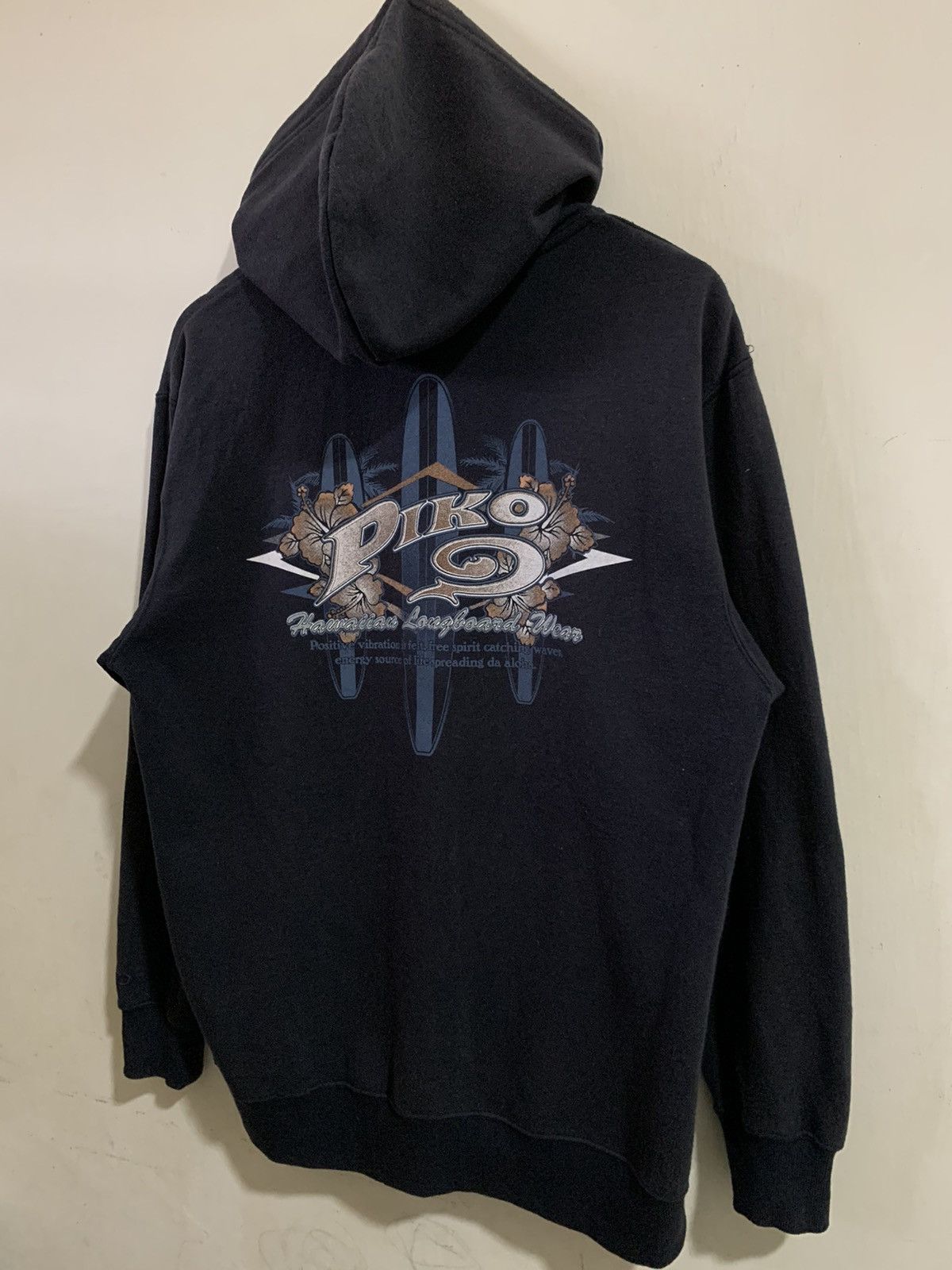Japanese Brand (L) Y2K Piko Hawaiian Sun Faded ZIP UP HOODIE Size US L / EU 52-54 / 3 - 2 Thumbnail