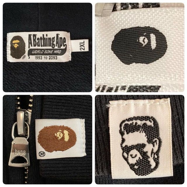 Bape 🔥2XL🔥 BAPE WGM Shark Full Zip Hoodie a bathing ape XXL Size US XXL / EU 58 / 5 - 8 Thumbnail