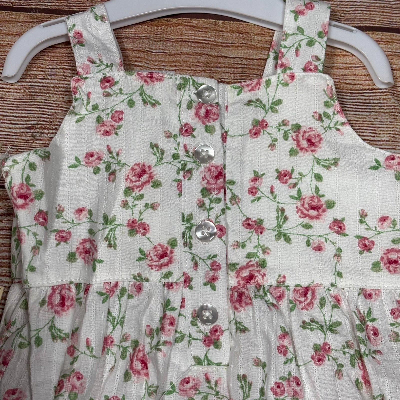 Other Laura Ashley Baby Floral Romper 0-3 Months NWT Size ONE SIZE - 7 Thumbnail