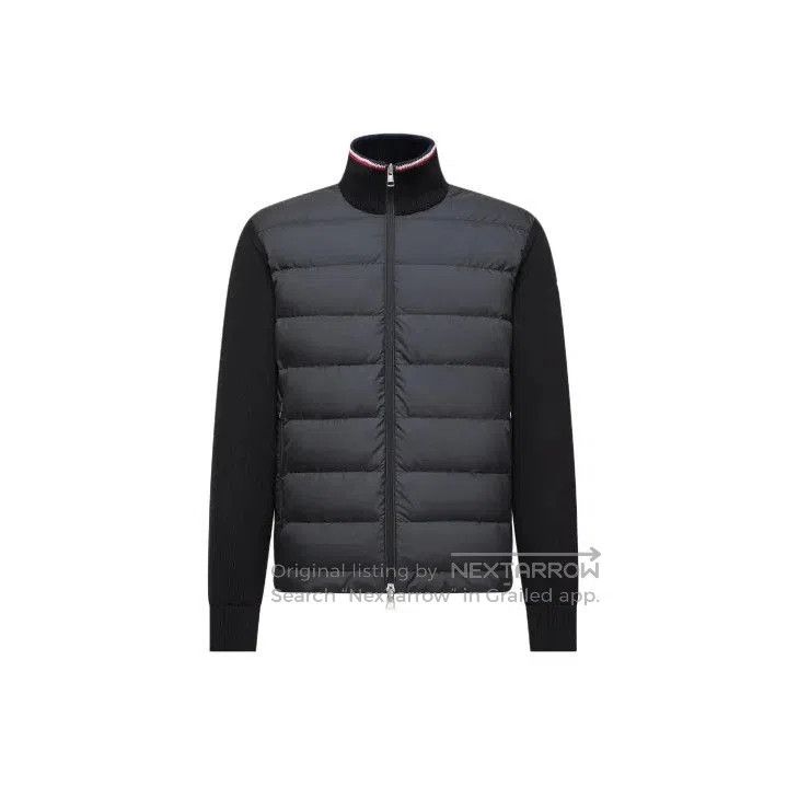 Moncler Moncler Men's Logo Zip Stand Collar Sweater. Size US M / EU 48-50 / 2 - 1 Thumbnail