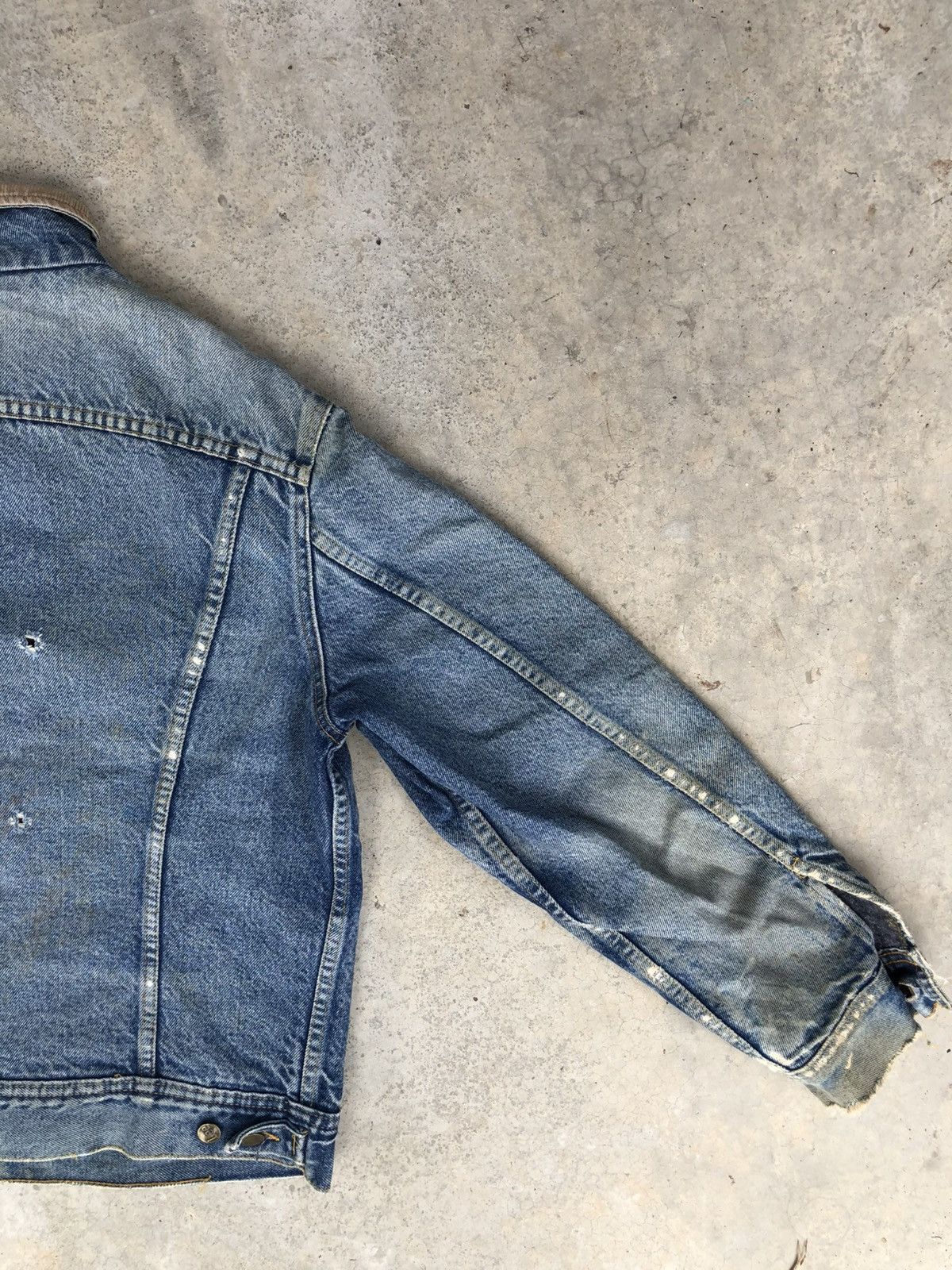 Lee Vintage 70s Lee Storm Rider Blanked Lined Denim Jacket Size US M / EU 48-50 / 2 - 14 Thumbnail