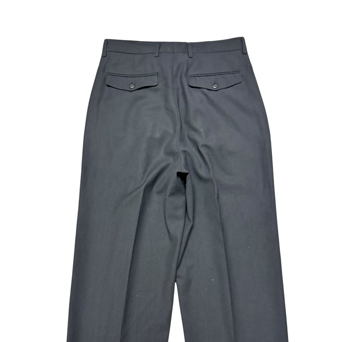 Giuliano Fujiwara Giuliano Fujiwara Wool Pleated Pants Black Size US 31 - 8 Thumbnail