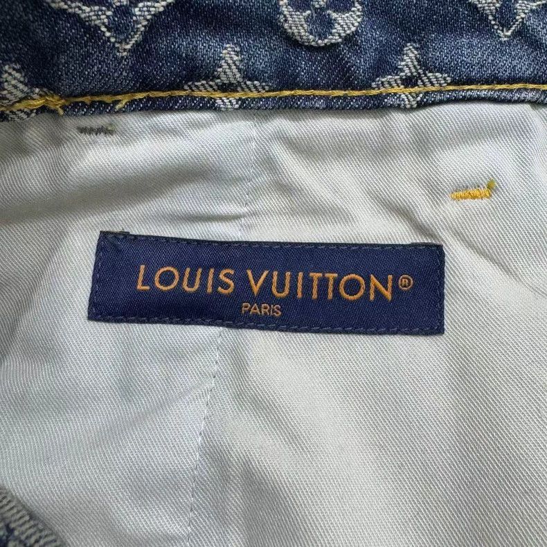 Louis Vuitton Louis vuitton Cowhide plant-tanned jeans with full print on Size US 32 / EU 48 - 7 Thumbnail