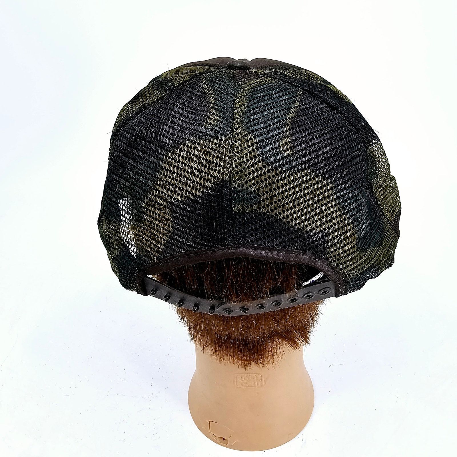 Vintage 80s Guhring Promo Camo Trucker Snapback Hat Cap Size ONE SIZE - 3 Thumbnail