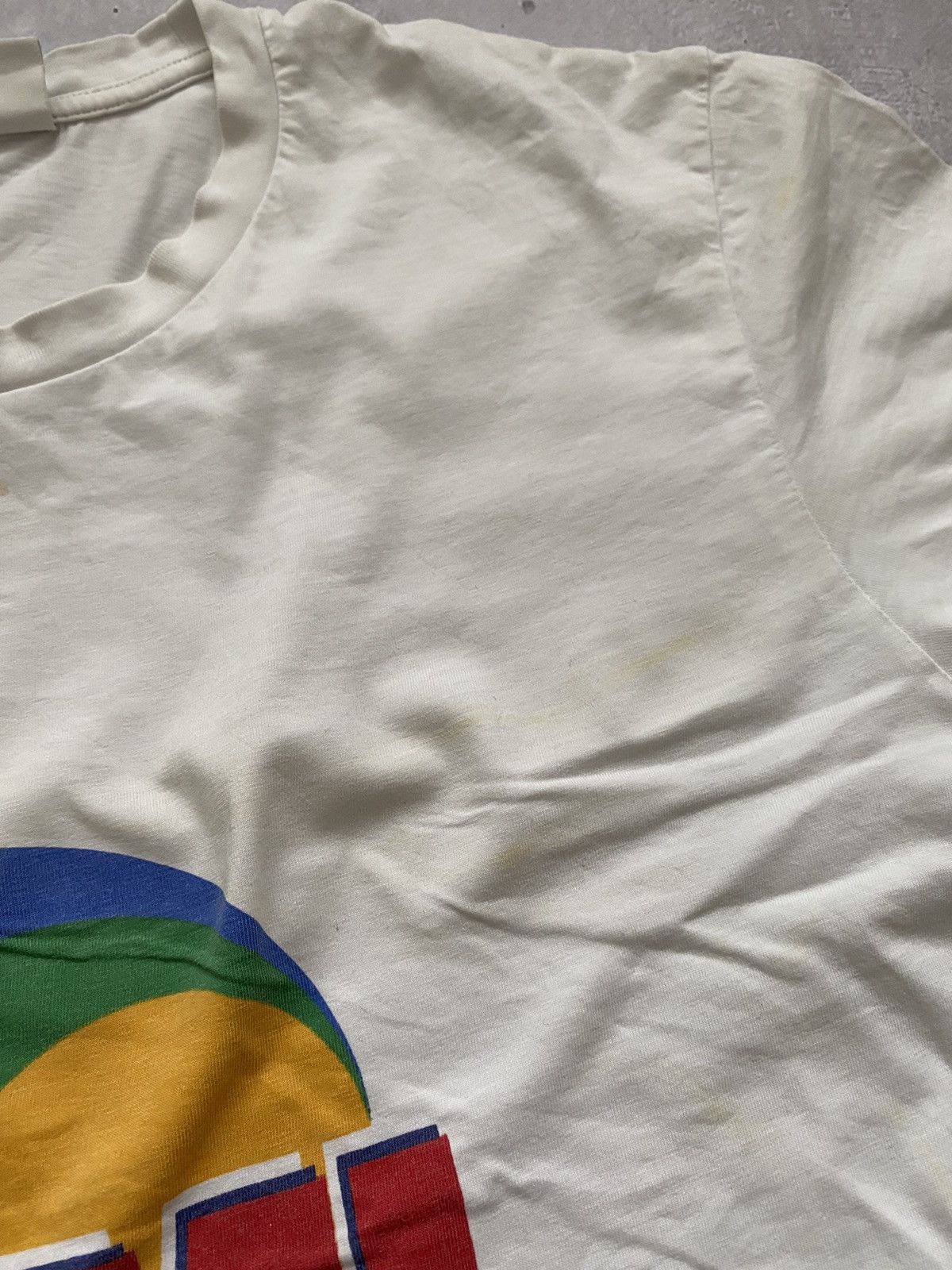 AMI ⛔️Rare AMI Big Logo white t shirt tee ,retro hype ,Y2K Size US M / EU 48-50 / 2 - 9 Thumbnail