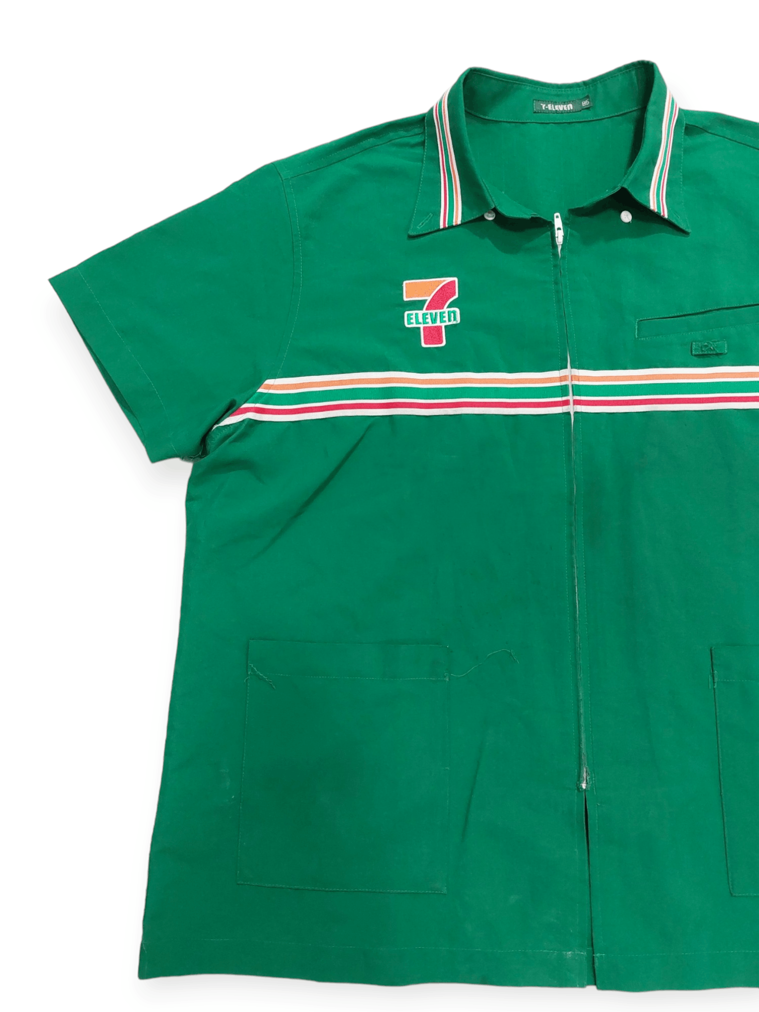 Other 7 Eleven 7-11 Uniform Shirt Zipper Size US L / EU 52-54 / 3 - 10 Thumbnail
