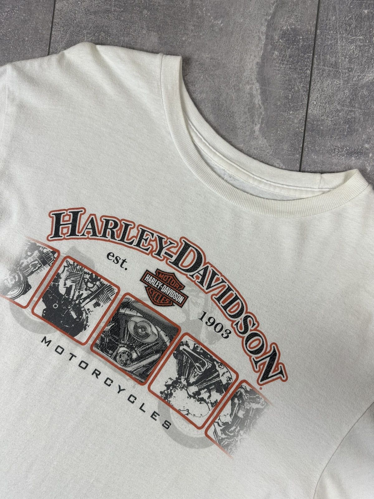 Harley Davidson Harley Davidson Motorcycles Overprint Logo T-Shirt Size US XL / EU 56 / 4 - 3 Thumbnail