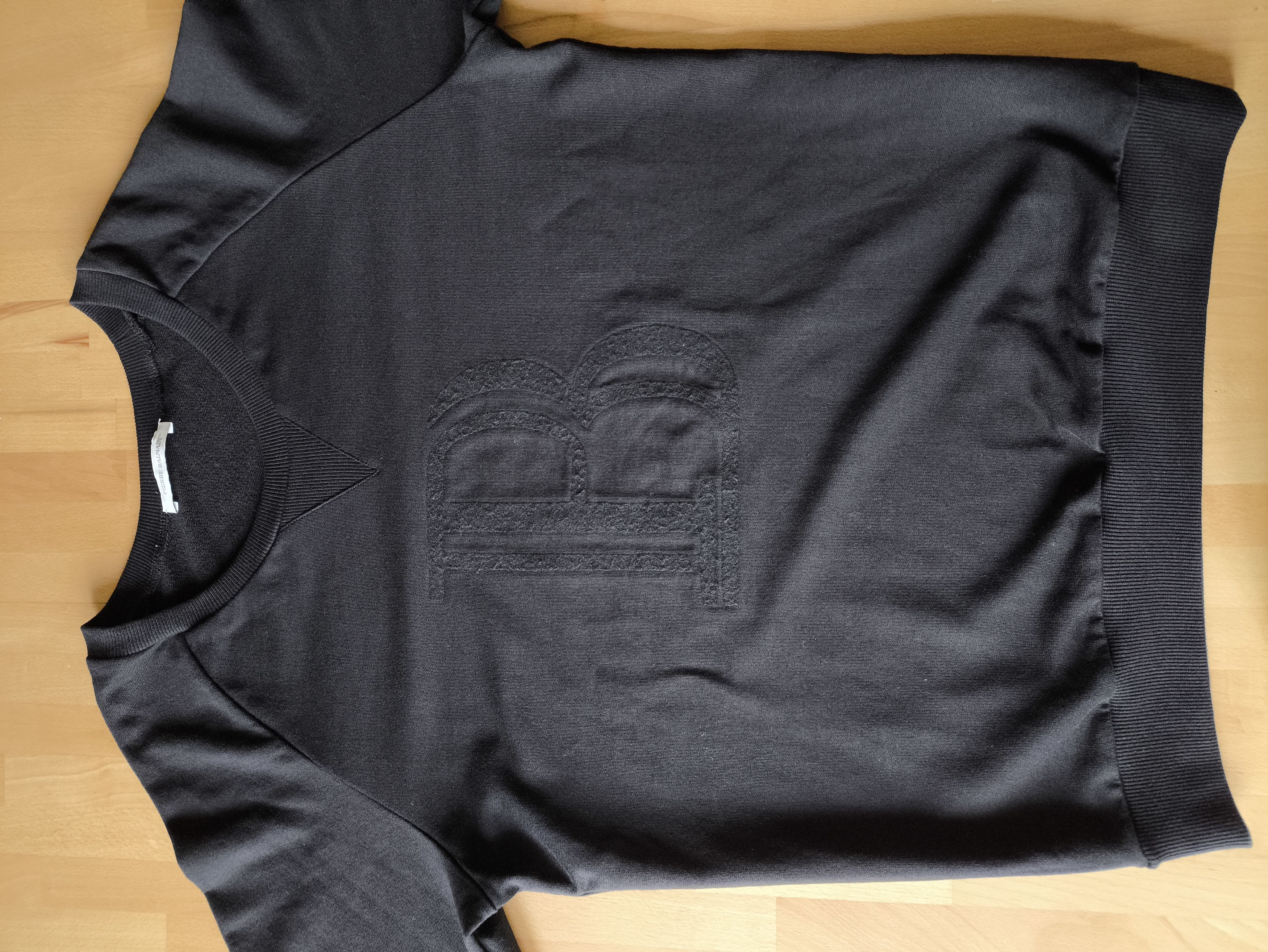 Pierre Balmain Crew neck sweater with logo Size US L / EU 52-54 / 3 - 7 Thumbnail