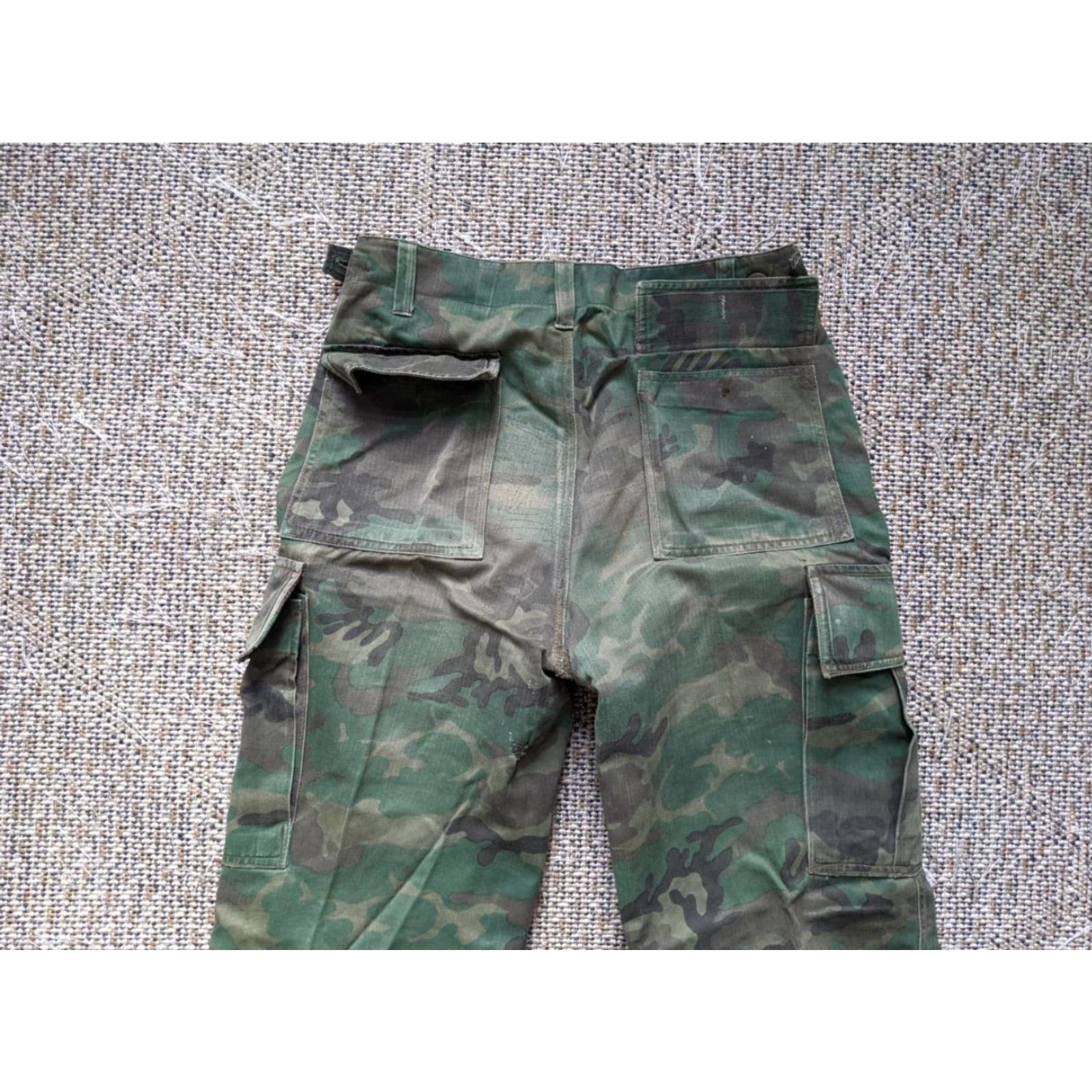 Denime VINTAGE Army Denim Pants, HERRINGBONE Camouflage WW2 30x30 Denim Pants Mens Camouflage Pattern 30x30 Size US 30 / EU 46 - 7 Thumbnail