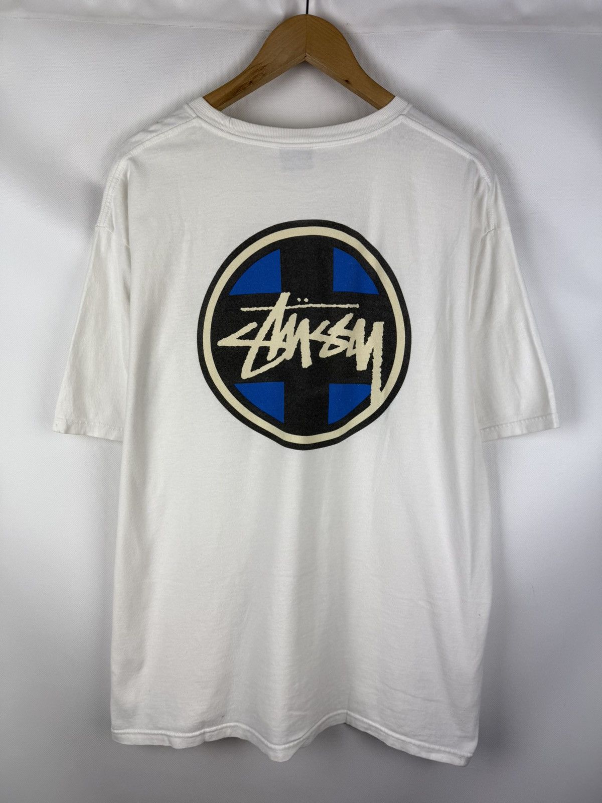 Other Stussy Vintage Big Back Logo Short Sleeve T Shirt Size XL Size US XL / EU 56 / 4 - 16 Thumbnail