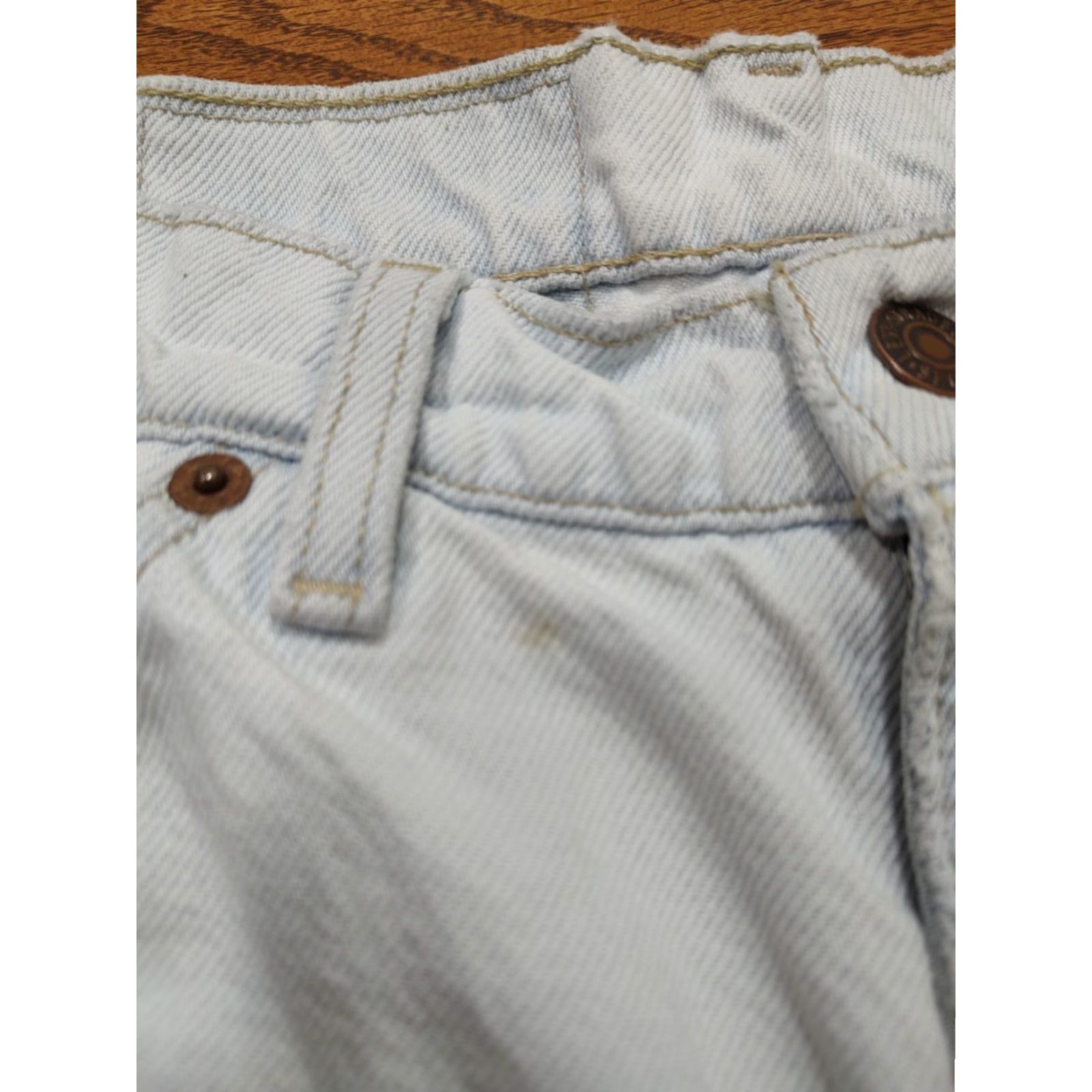 Levi's VINTAGE Levi's Shorts Mens 30 Light Blue 550 Orange Tab Relaxed Denim USA 90s Size US 30 / EU 46 - 7 Thumbnail