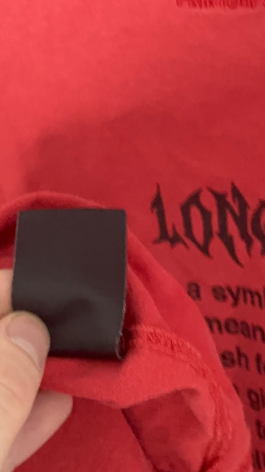 Vetements ✅Vetements Longevity Distressed red t shirt Size US M / EU 48-50 / 2 - 11 Thumbnail