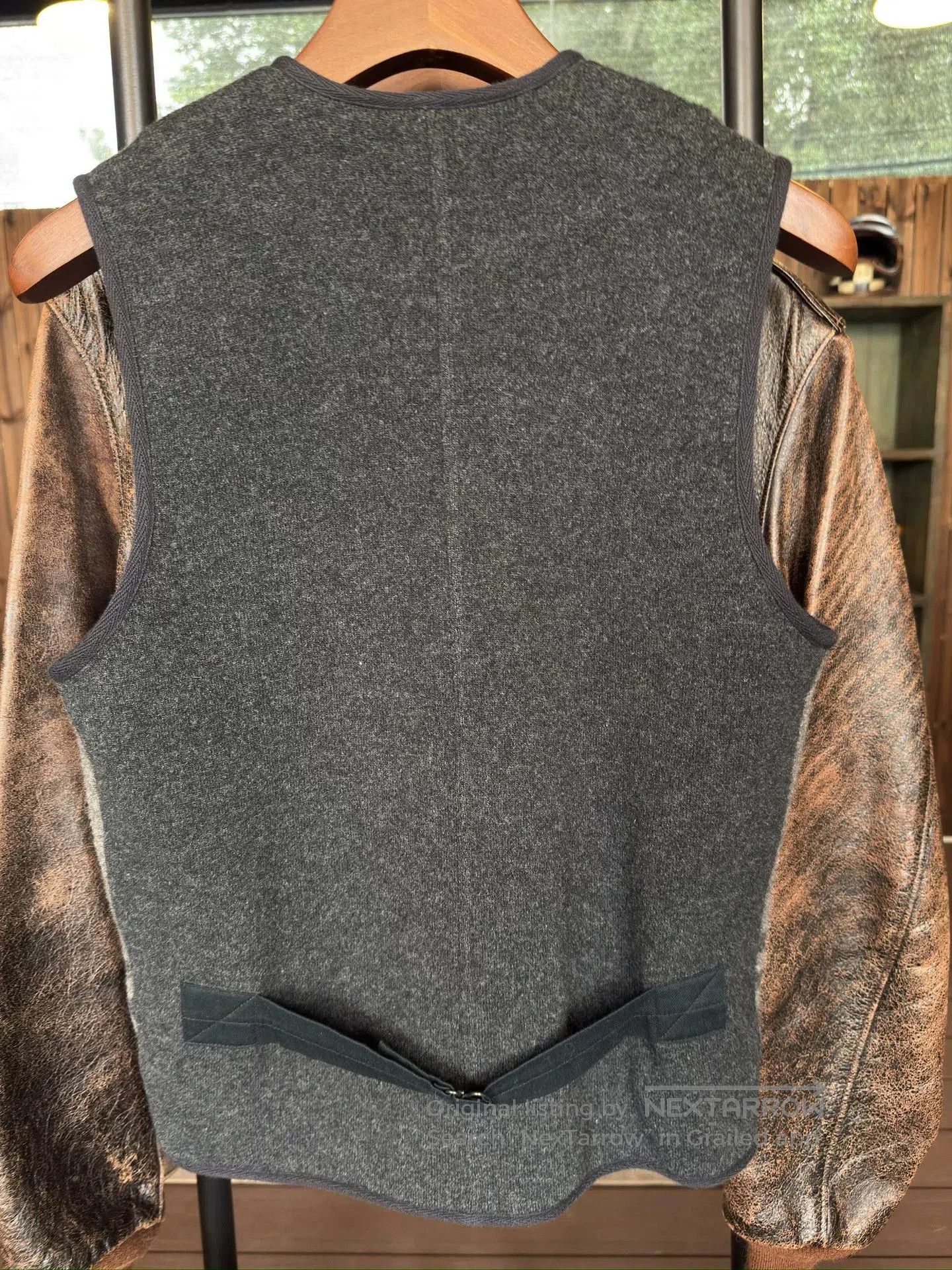 RRL Ralph Lauren RRL Ralph Lauren Gray Striped Vest. Size US XS / EU 42 / 0 - 2 Thumbnail