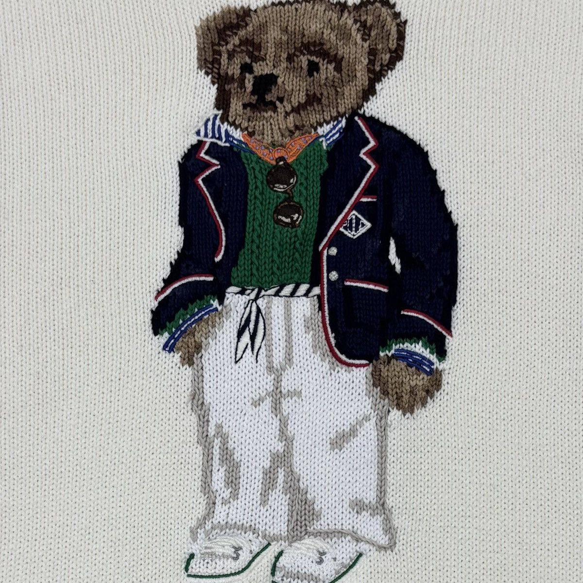 Polo Ralph Lauren Polo Ralph Lauren Bear Knit Sweater Size M / US 6-8 / IT 42-44 - 4 Thumbnail