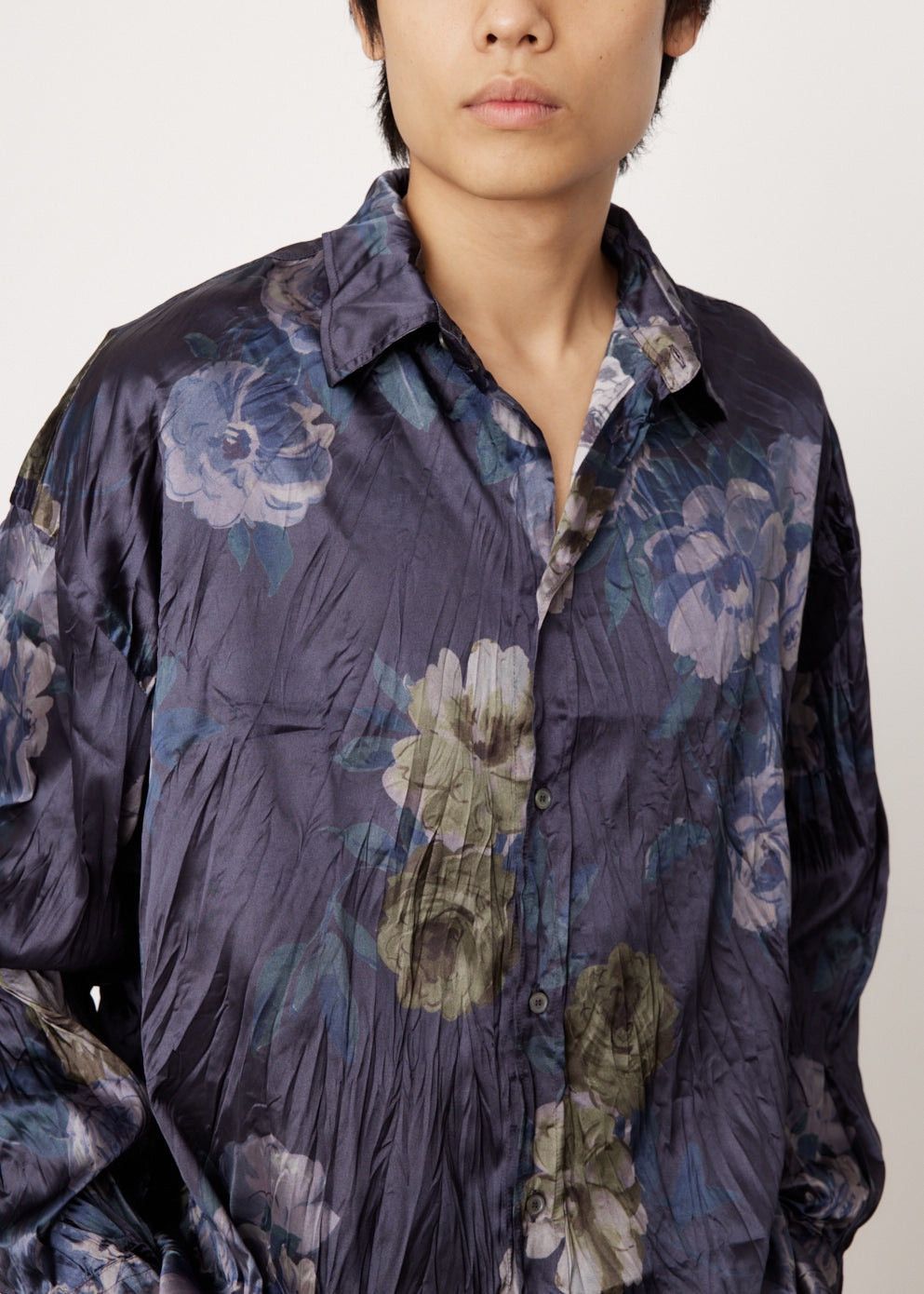 Acne Studios Acne Studios - Setar Long Sleeve Crinkled Shirt Size US M / EU 48-50 / 2 - 3 Thumbnail
