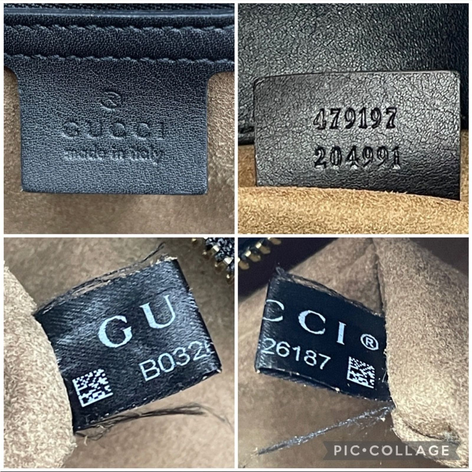 Gucci Gucci Padlock GG Supreme Medium Tote Beige Black Size ONE SIZE - 15 Thumbnail
