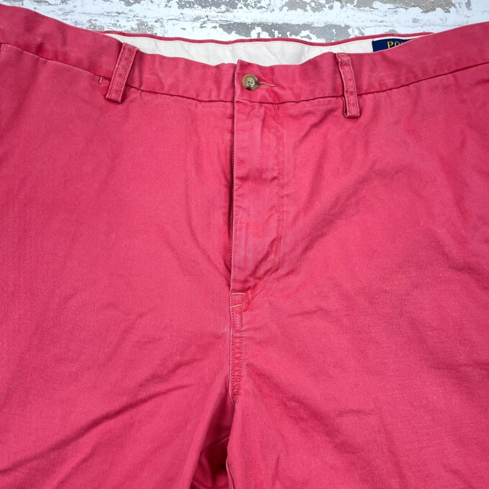 Polo Ralph Lauren Polo Ralph Lauren Chino Shorts Men 40 Pink Classic Fit Twill Casual Adult” Size US L / EU 52-54 / 3 - 5 Thumbnail