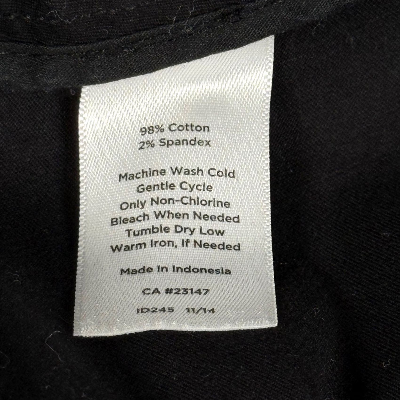 Talbots Talbots Petite Perfect Skimmer Capri Pants Black Button Hem Mid Rise 33 in 20 in Inseam Cotton Spandex Twill Casual Workwear Womens Pants Size 32" / US 10 / IT 46 - 6 Thumbnail