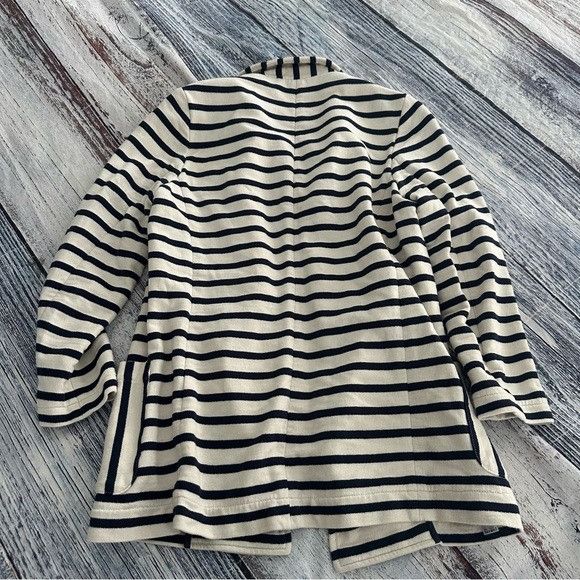 Vineyard Vines Vineyard Vines Striped Women's Blazer- Navy and White Size S / US 4 / IT 40 - 4 Thumbnail