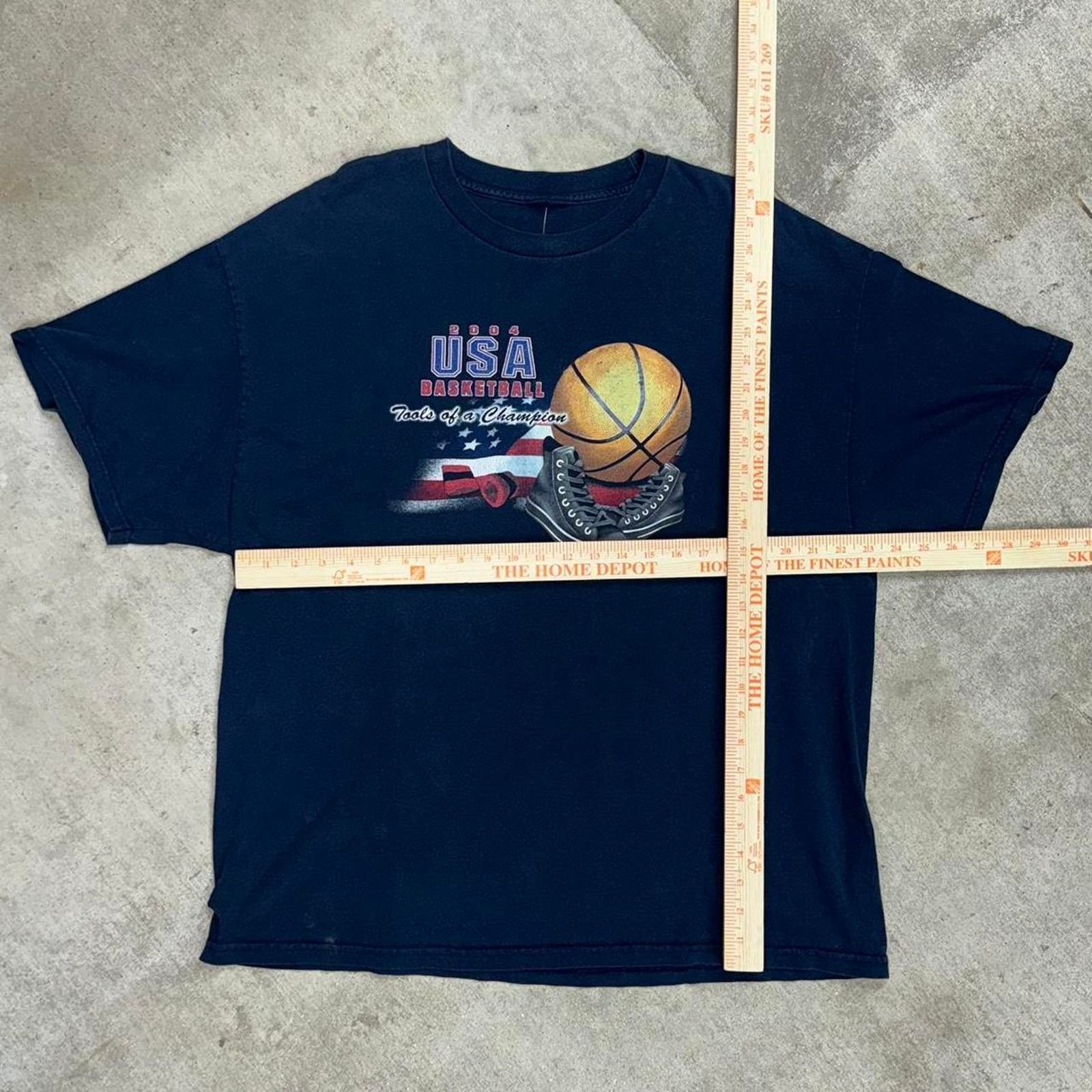 Champion Vintage usa basketball 2004 shirt Size US L / EU 52-54 / 3 - 2 Thumbnail