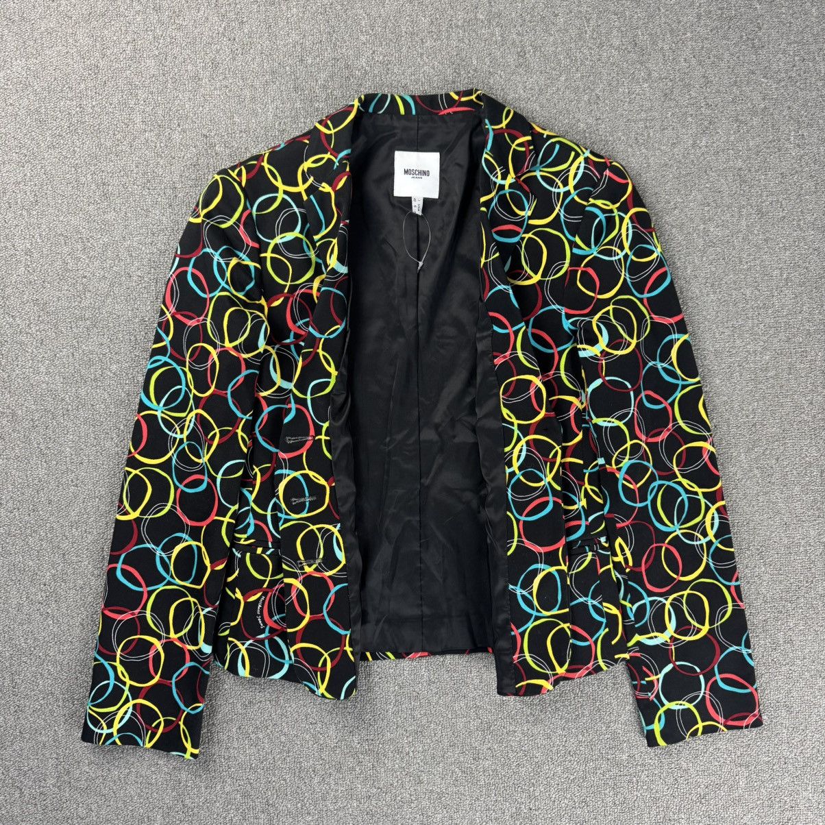 Moschino Moschino Jeans - Rare - Multi Print Jacket Size S / US 4 / IT 40 - 9 Thumbnail