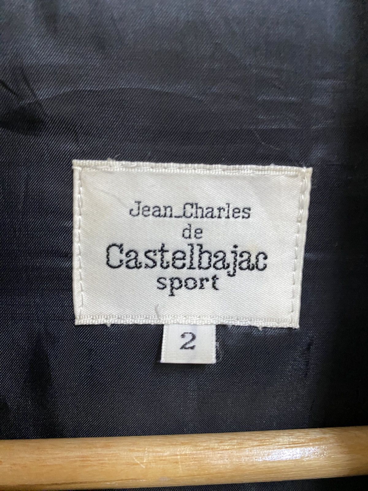 Vintage Vintage Jean Charles Duffle Wool Jacket Black Size US L / EU 52-54 / 3 - 8 Thumbnail
