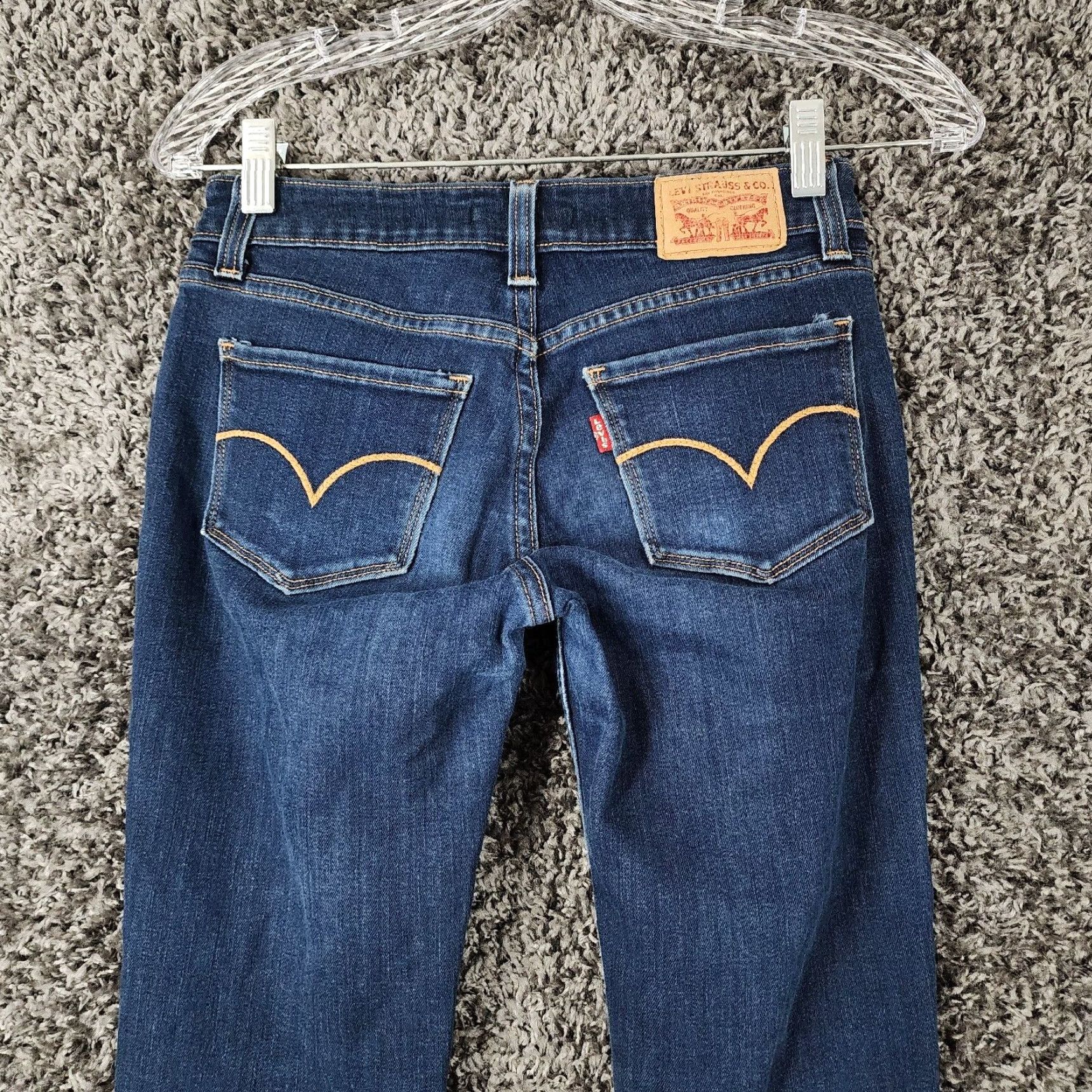 Levi's LEVI'S VINTAGE 535 Distressed Super Skinny Jeans Women Size 26 Blue Size 26" / US 2 / IT 38 - 8 Thumbnail