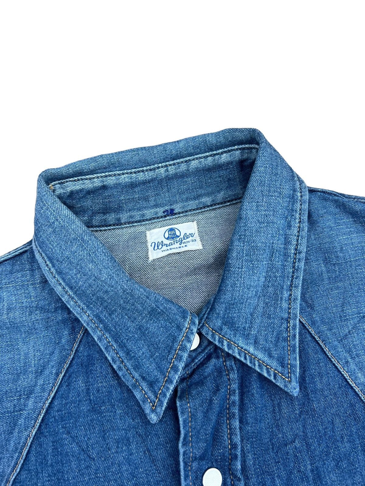 Wrangler Vintage Wrangler Blue Bell Denim Western Shirt Size US M / EU 48-50 / 2 - 6 Thumbnail